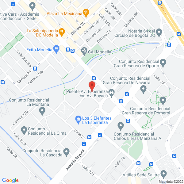 Map of Placorp S.A.S.