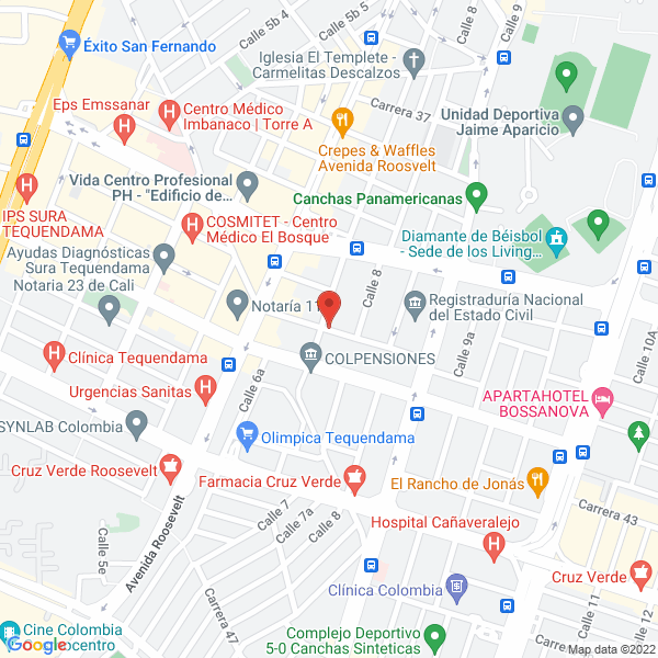 Map of Dipuente Colombia