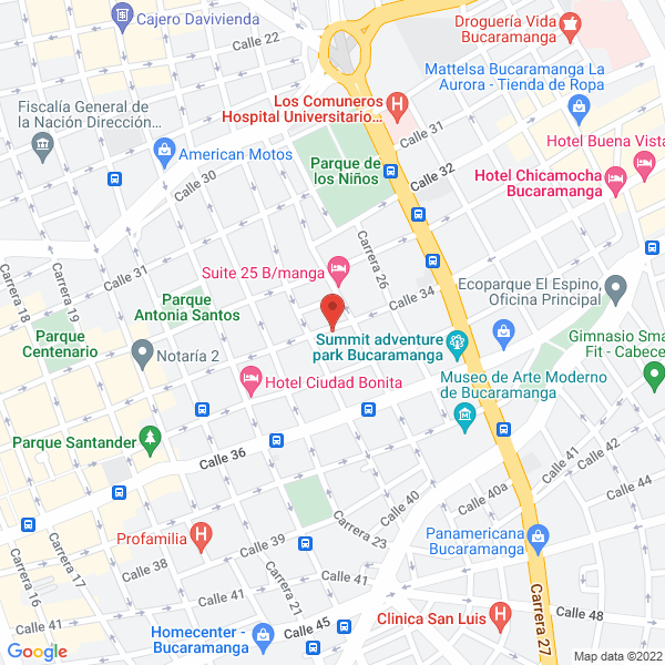 Map of Unidad Residencial Y Comercial Cosanjoyas