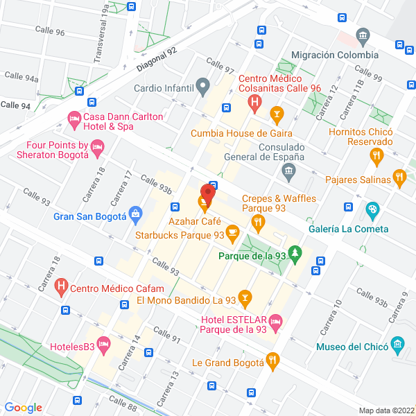 Map of Bruna Gastro Bar