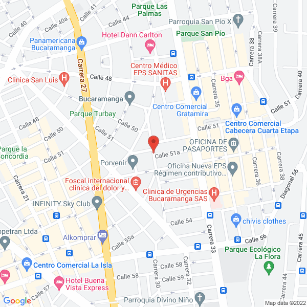 Map of Ecodiesel Colombia S.A.