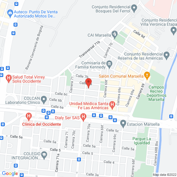 Map of Agencia Grupo Celco Ltda