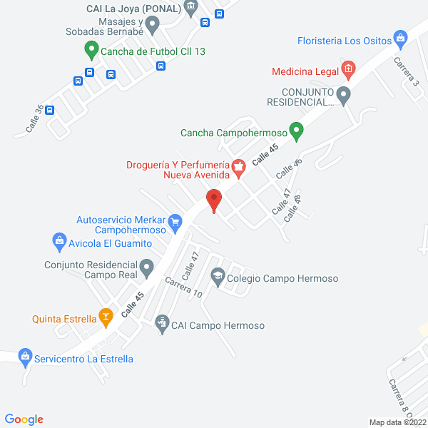 Map of Alquimac Del Oriente