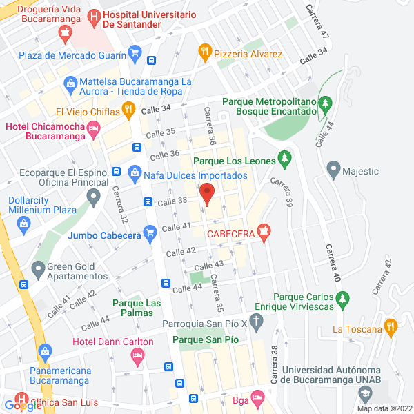 Map of Laboratorio Animal Health Diagnostic