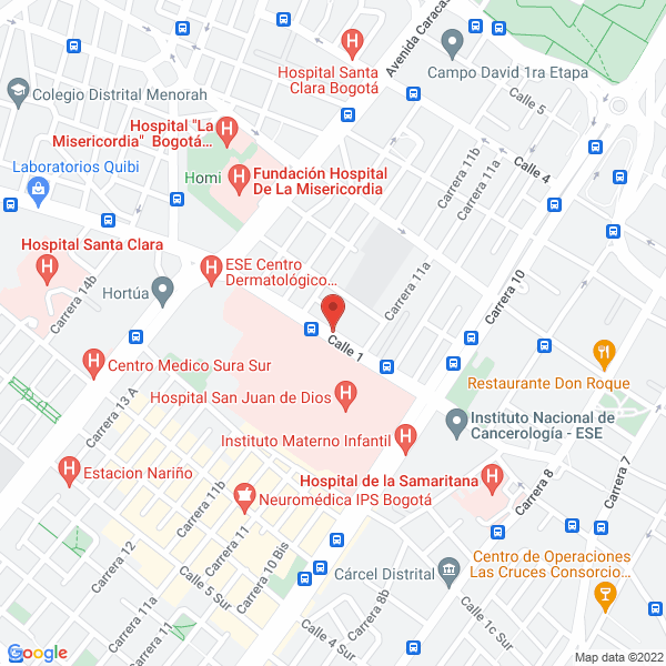 Map of Funeraria Tequendama