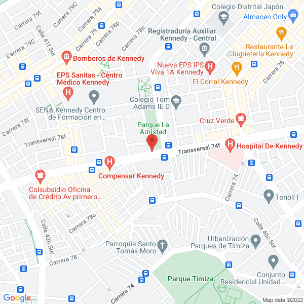 Map of Dogma Cosmetics De Colombia