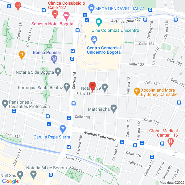 Map of El Café De La Abadía