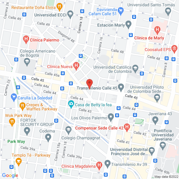 Map of Qué Arepazo!