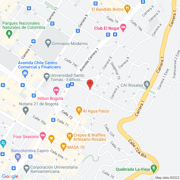 Map of El Caracol Azul