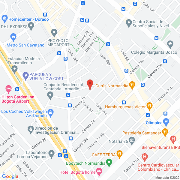 Map of Intek Group S.A.S