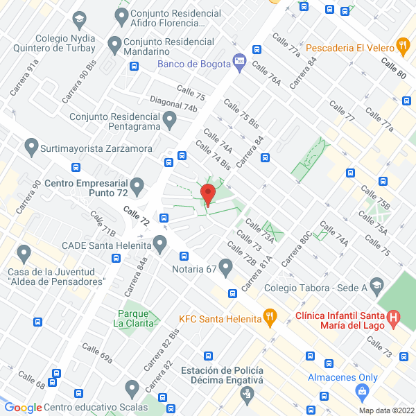 Map of Clinica Veterinaria Sanimals