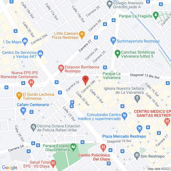 Map of Dimatex León S.A.S