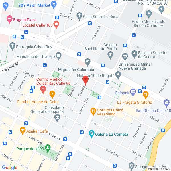 Map of Ingeniería Y Asesorías Integrales Inverlyn S.A.S.