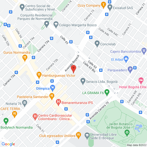 Map of A M G B Aduanas S.A.S.