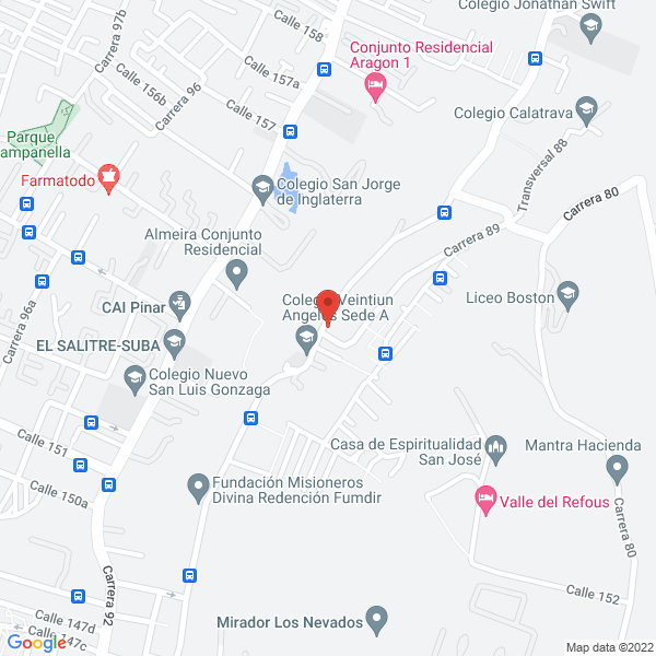 Map of A Medina Bernal S.A.S.