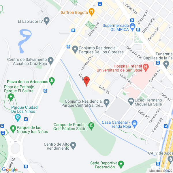Map of Locomotora Producciones S.A.S.