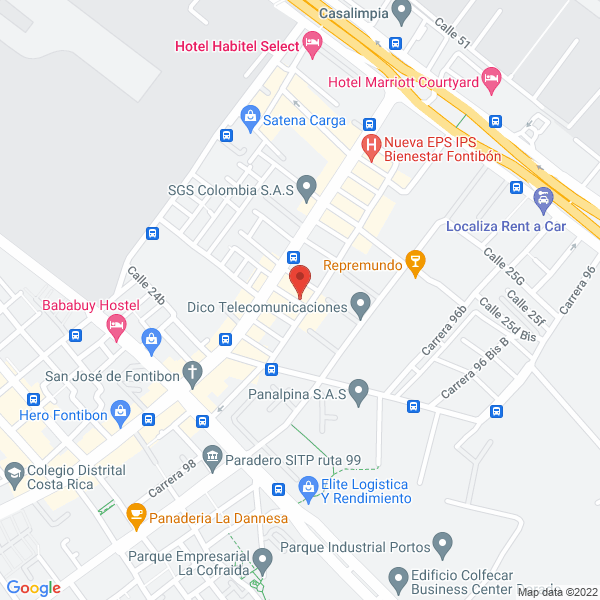 Map of Logistics Alliance Service S.A.S.