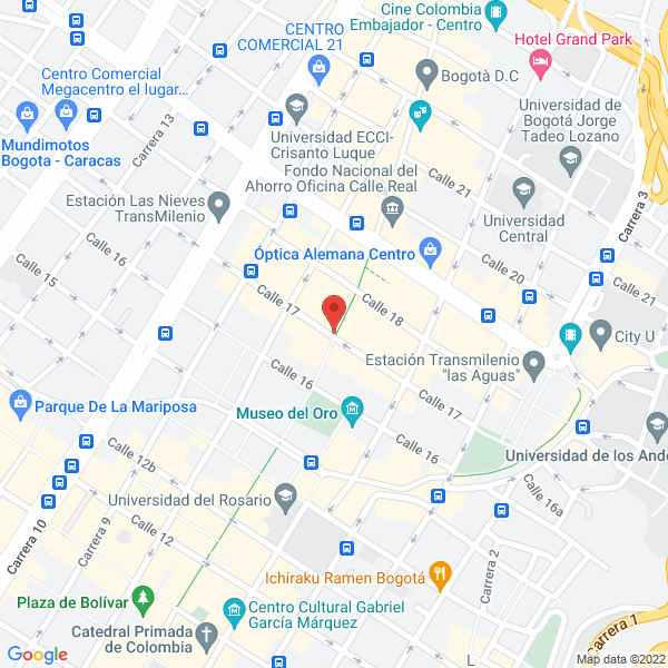 Map of Londoño Alvarez Comercializadora Ltda.