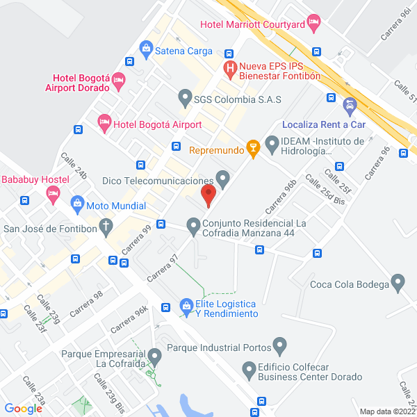 Map of Maber S. En C.A.