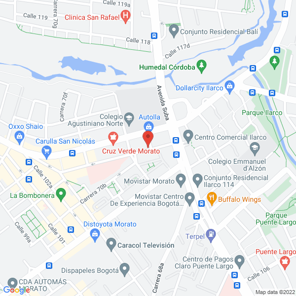 Map of Macadamia Salud Y Belleza S.A.S.