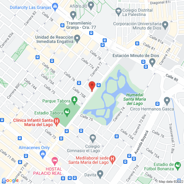 Map of Maderas El Renacer S.A.S.