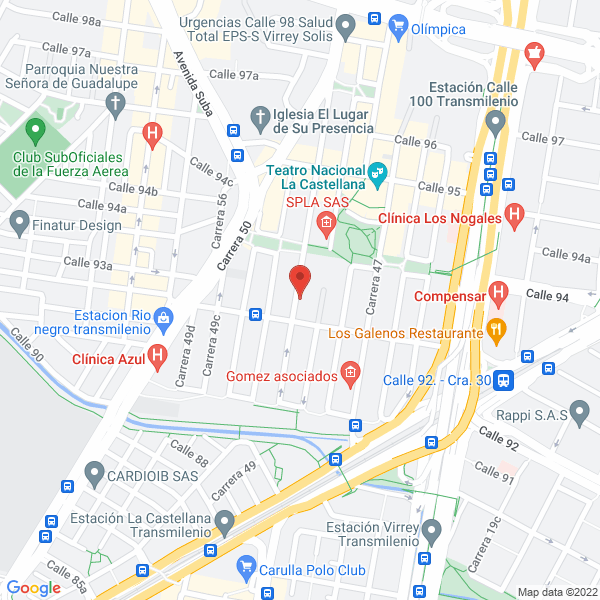 Map of Maestrias Alta Tecnología S.A.S.