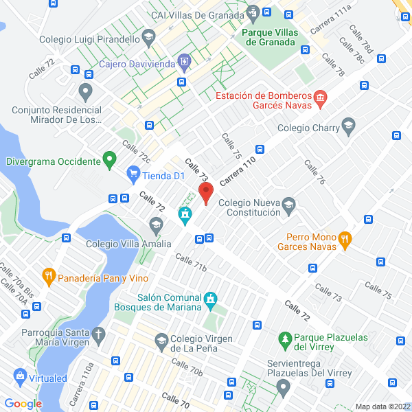 Map of Magna Droguerías Ltda.