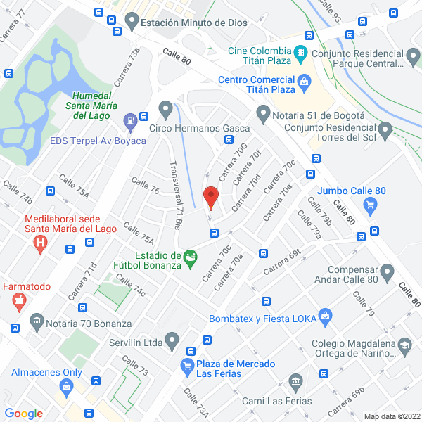 Map of Magno Corporation S.A.S.