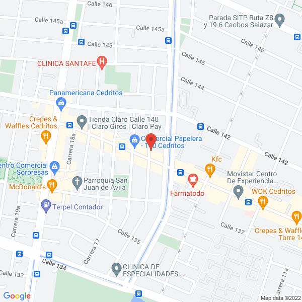 Map of Makuira Beer Spa S.A.S.