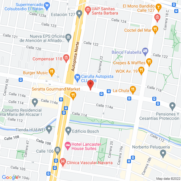 Map of Malabar Escobar Y Cía. Ltda.