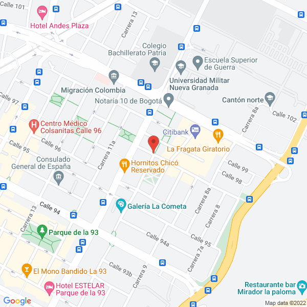 Map of Redes Y Protecciones Eléctricas Ltda.