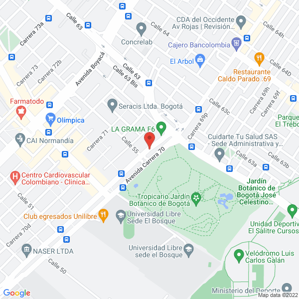 Map of Rehabilitar Odontólogos Especialistas E.U.
