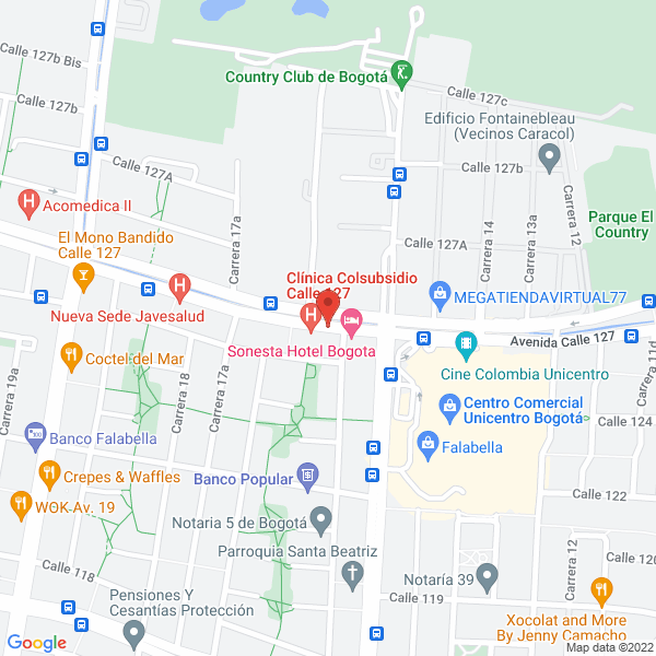 Map of Rehabilitarterapias S.A.S.