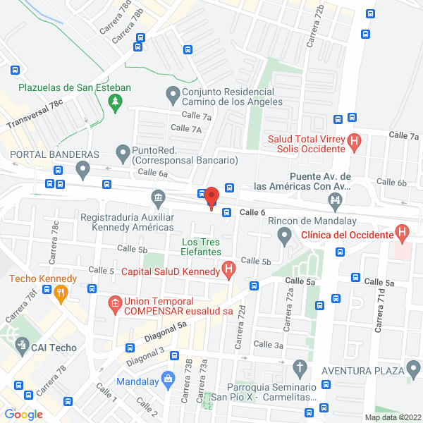 Map of Seguridad La Fe Ltda.