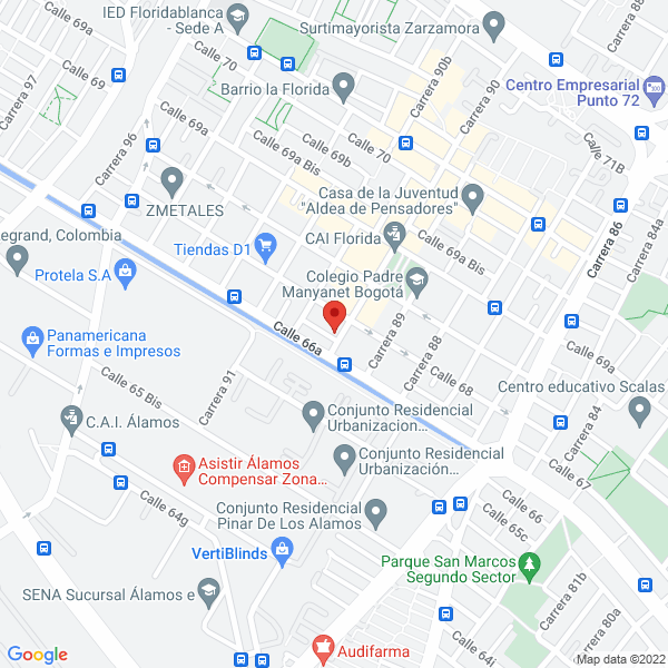 Map of Seguridad Penagos Daza Ltda.