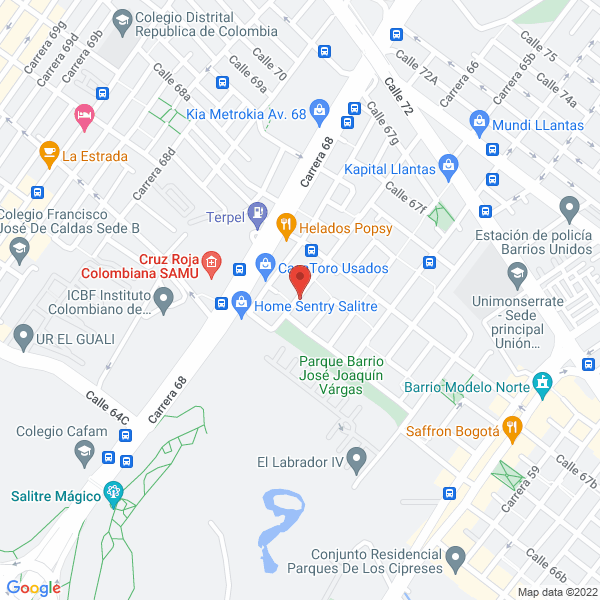 Map of Seguridad Protección Altamente Calificada Ltda.