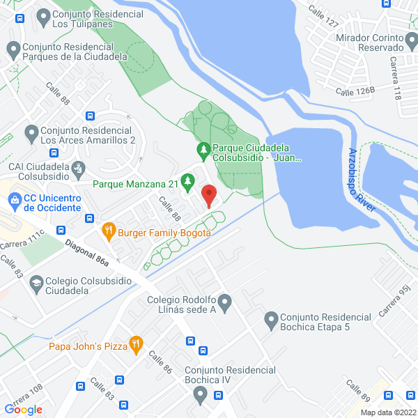 Map of Seminars Masters South America S.A.S.