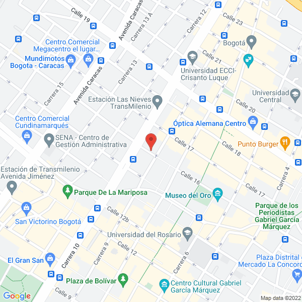 Map of Sercomfin S.A.S.