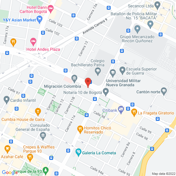 Map of Servicios Especializados De Consultoría Financiera - Secofin S.A.S.