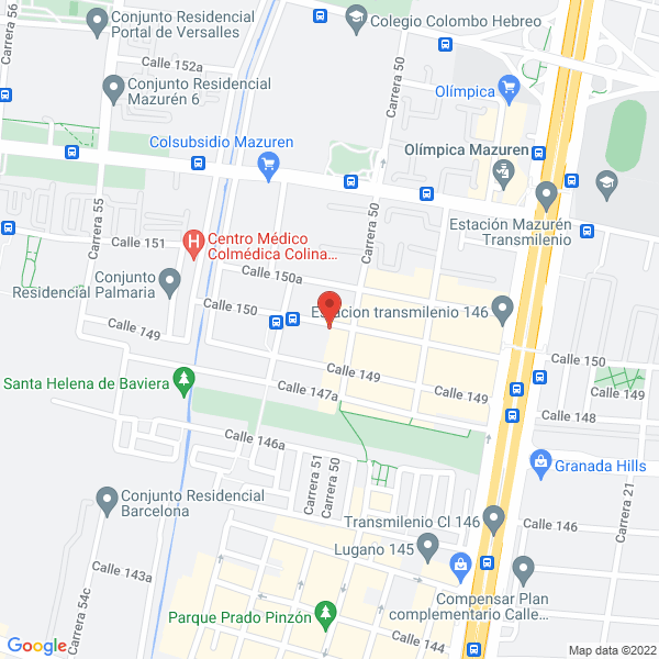 Map of Servicios Integrados Profesionales Sipro S.A.S.