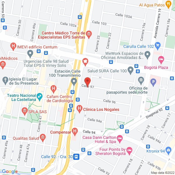 Map of Servicios Integrales De Apoyo Médico E.U.