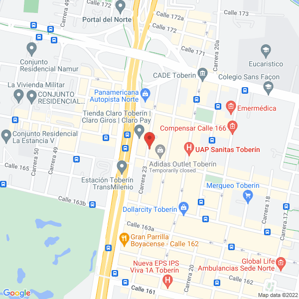 Map of Servicios Integrales De Seguros Y Seguridad Social