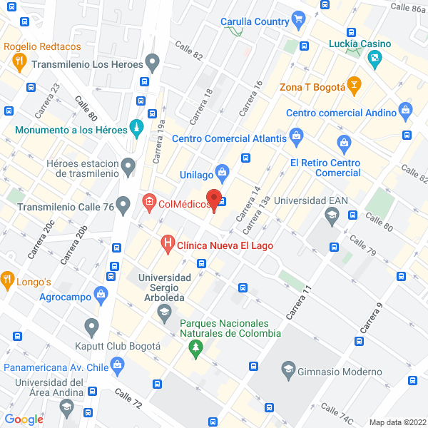 Map of Servicios M Y C Ltda.