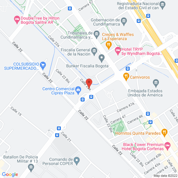 Map of Servicios Neuropediatricos De Colombia S.A.S.