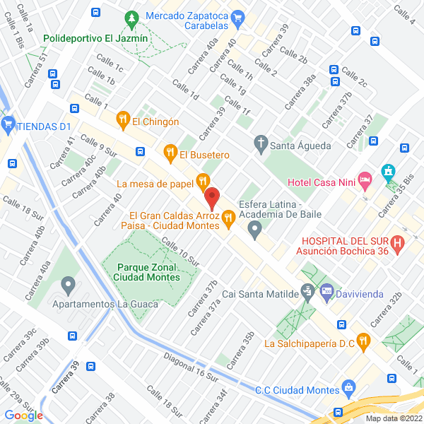 Map of Servicios Petplan S.A.S.