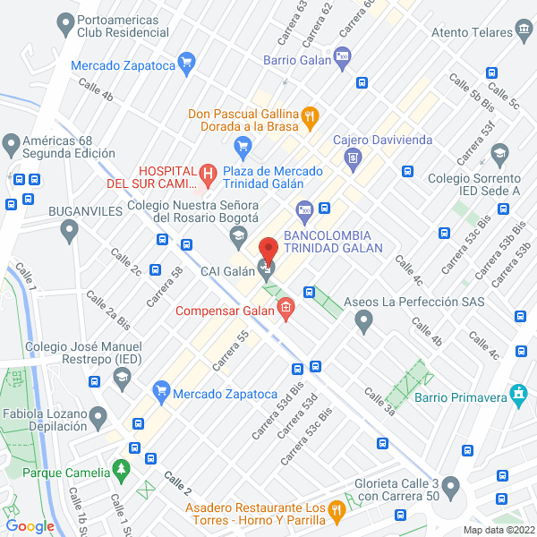 Map of Servicios Profesionales De Enfermería Serproden Ltda.
