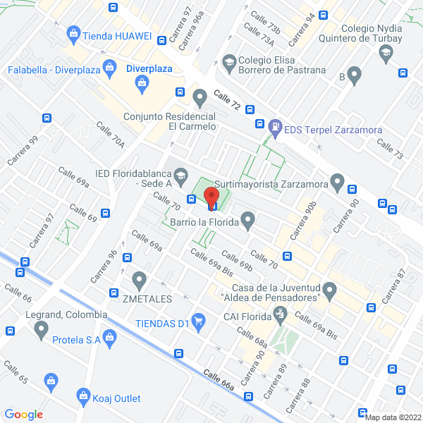 Map of Serviconsultorios E.U.