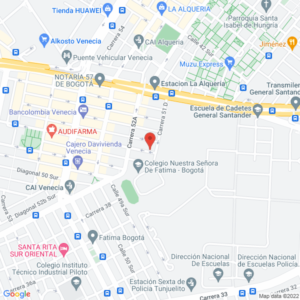 Map of Sinergia En Consultoría Especializada S.A.S.