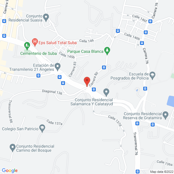 Map of Sinergia Grupo Educativo Sociedad Lmitada