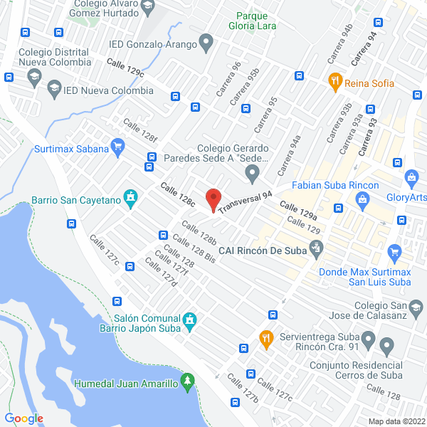 Map of Supermercados Latinos De Colombia S.A.S.